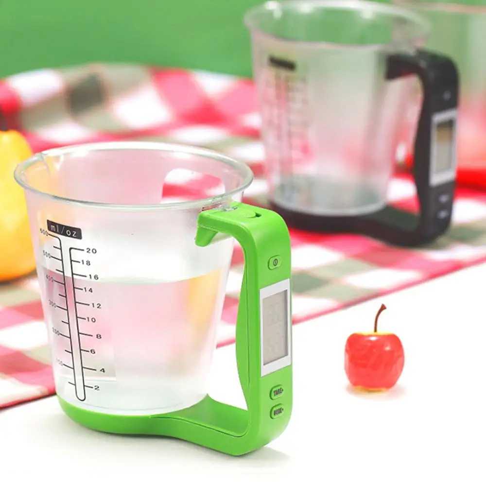 Large Capacity Measuring Cup Kitchen Scale with LCD Display Temperature Scale Digital Beaker Electronic Measuring Cup Tool
Large Capacity Measuring Cup Kitchen Scale with LCD Display Temperature Scale Digital Beaker Electronic Measuring Cup Tool