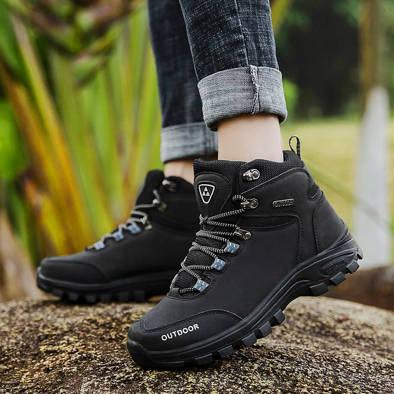 Women High Men Top Hiking Shoes Durable Waterproof Anti-slip Outdoor Climbing Trekking Shoes Military Tactical Boots
Women High Men Top Hiking Shoes Durable Waterproof Anti-slip Outdoor Climbing Trekking Shoes Military Tactical Boots