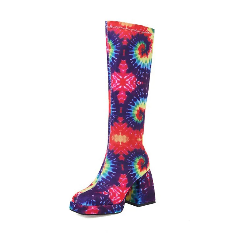 2022 New Women's Elastic Knee-High Boots Fashion Style Sleeve Snake-Print Brown 9CM Thick High Heels Long Boots For Woman Red
2022 New Women's Elastic Knee-High Boots Fashion Style Sleeve Snake-Print Brown 9CM Thick High Heels Long Boots For Woman Red