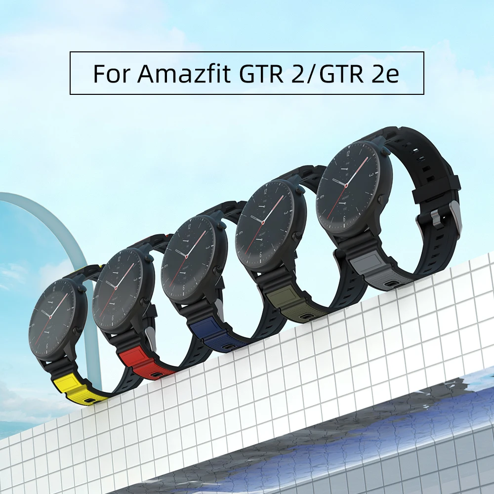 SIKAI Soft Silicone Strap For Amazfit Watch GTR2 GTR 2e 22mm Universal Watch Band For Amazfir Gtr 47mm GTR 2 Smart Watch
SIKAI Soft Silicone Strap For Amazfit Watch GTR2 GTR 2e 22mm Universal Watch Band For Amazfir Gtr 47mm GTR 2 Smart Watch