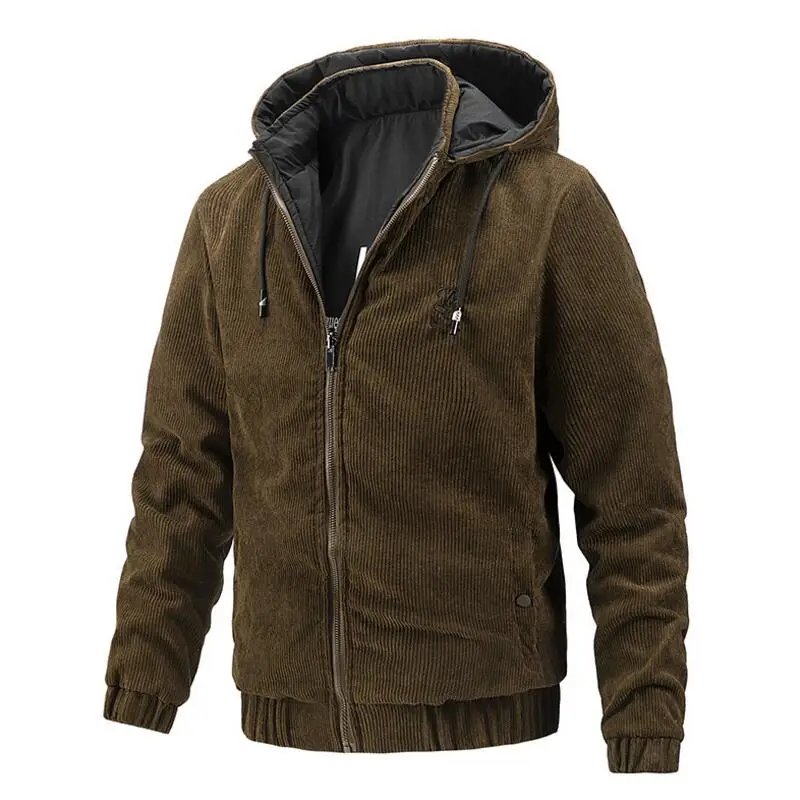 Мужские повседневные вельветовые куртки с капюшоном, сезон весна-осень 2022, приталенные куртки со съемным капюшоном, верхняя одежда с обеих ...
Мужские повседневные вельветовые куртки с капюшоном, сезон весна-осень 2022, приталенные куртки со съемным капюшоном, верхняя одежда с обеих ...