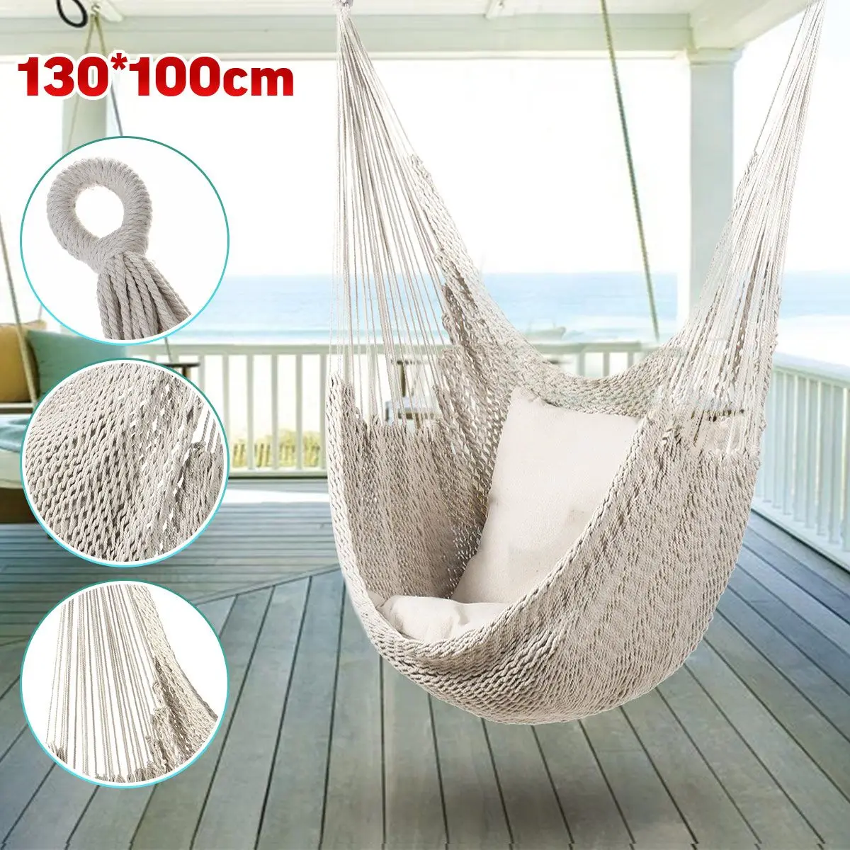Hammock Chair Outdoor Indoor Garden Bedroom Furniture Outdoor Hanging Chair For Child Adult Safety Camping Swing Chair
Hammock Chair Outdoor Indoor Garden Bedroom Furniture Outdoor Hanging Chair For Child Adult Safety Camping Swing Chair