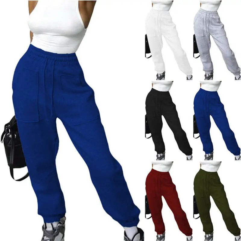 New Women Ladies Casual Elastic Pant Big Pockets Gym Sports Trousers Sweatpants
New Women Ladies Casual Elastic Pant Big Pockets Gym Sports Trousers Sweatpants
