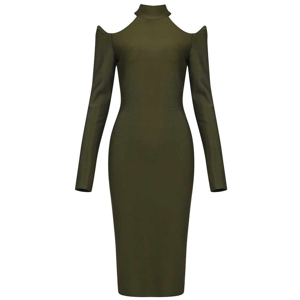 Women Spring Sexy Long Sleeve Hollow Out Split Army Green Bodycon Bandage Dress 2021 Elegant Evening Party Dress Vestidos
Women Spring Sexy Long Sleeve Hollow Out Split Army Green Bodycon Bandage Dress 2021 Elegant Evening Party Dress Vestidos