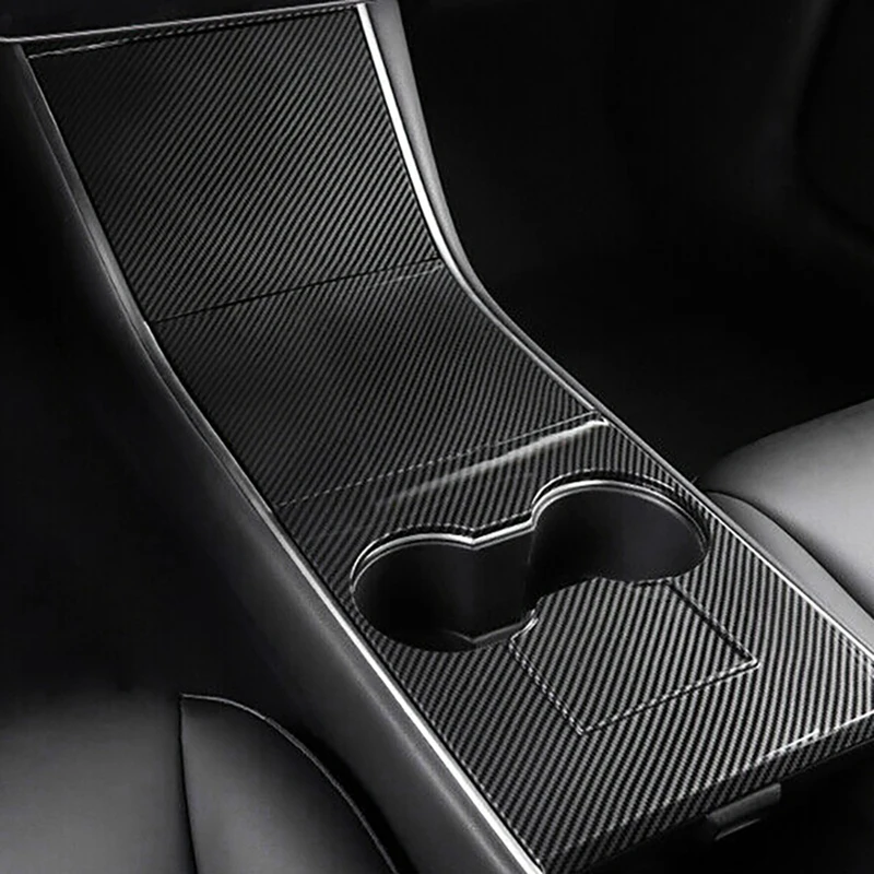 for Tesla Model 3 Central Control Gear Panel Real Carbon Fiber 4-Piece Set of Light and Thin Car Accessories 
for Tesla Model 3 Central Control Gear Panel Real Carbon Fiber 4-Piece Set of Light and Thin Car Accessories