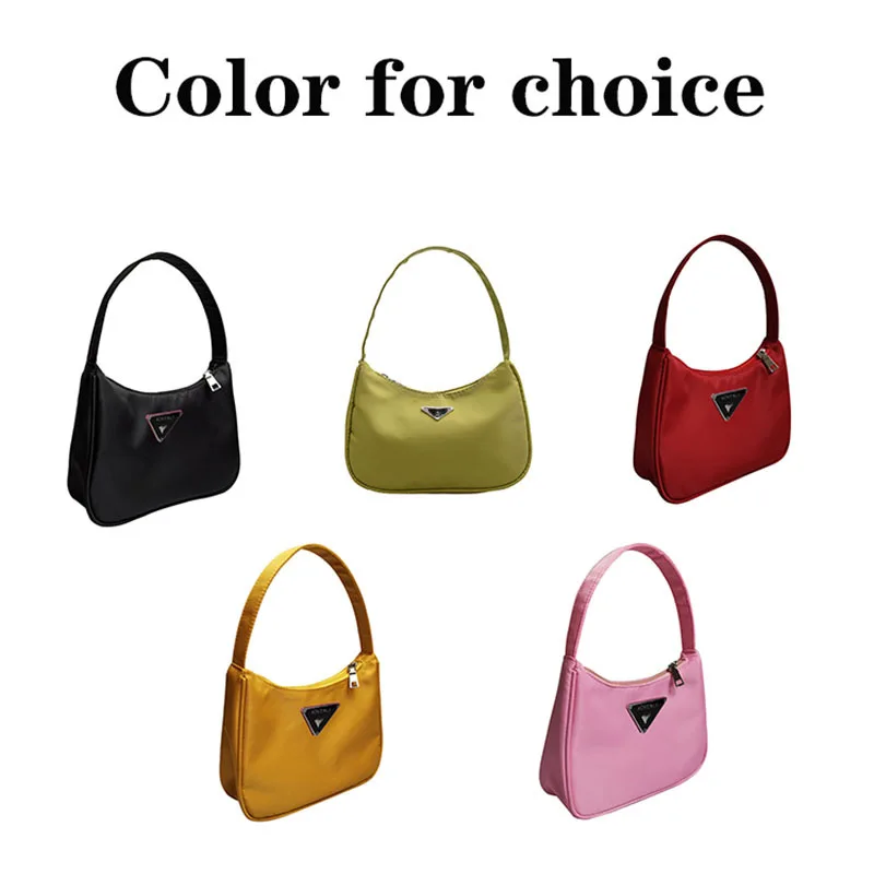 New Retro Ladies Shoulder Bag Fashionable Nylon Handbag Female Small Underarm Bag Casual Candy Color Mini Solid Color Wallet Sac
New Retro Ladies Shoulder Bag Fashionable Nylon Handbag Female Small Underarm Bag Casual Candy Color Mini Solid Color Wallet Sac