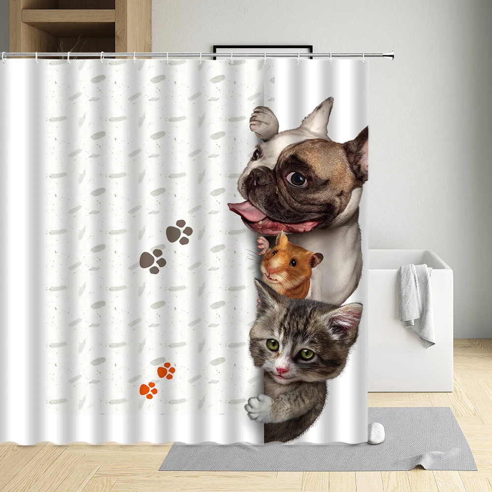 Interesting Dog Shower Curtain Candy Biscuits Glasses Bones Biscuits Cat Hamster Garland Green Leaf Love Cloth Bathroom Decor
Interesting Dog Shower Curtain Candy Biscuits Glasses Bones Biscuits Cat Hamster Garland Green Leaf Love Cloth Bathroom Decor