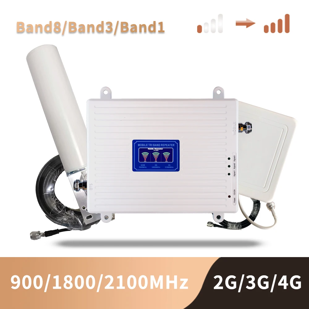 Усилитель сотовой связи GSM 2G 3G 4G трехдиапазонный усилитель мобильного сигнала LTE