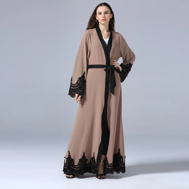 WEPBEL Long Maxi Dress Floral Women Loose Dress Open Flower Embroidered Turkey Casual Cardigan Islamic Muslim Abaya Ramadan
WEPBEL Long Maxi Dress Floral Women Loose Dress Open Flower Embroidered Turkey Casual Cardigan Islamic Muslim Abaya Ramadan