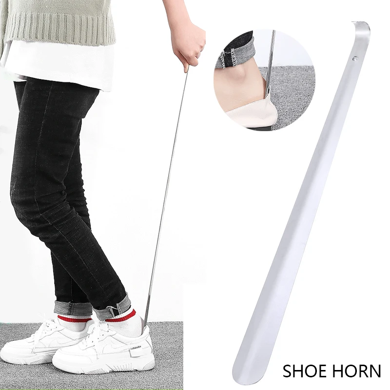 1Pcs 52cm Stainless Steel Long Handled Metal Shoe Horn Lifter With Hanging Hole Durable Long Shoehorn High Quality
1Pcs 52cm Stainless Steel Long Handled Metal Shoe Horn Lifter With Hanging Hole Durable Long Shoehorn High Quality