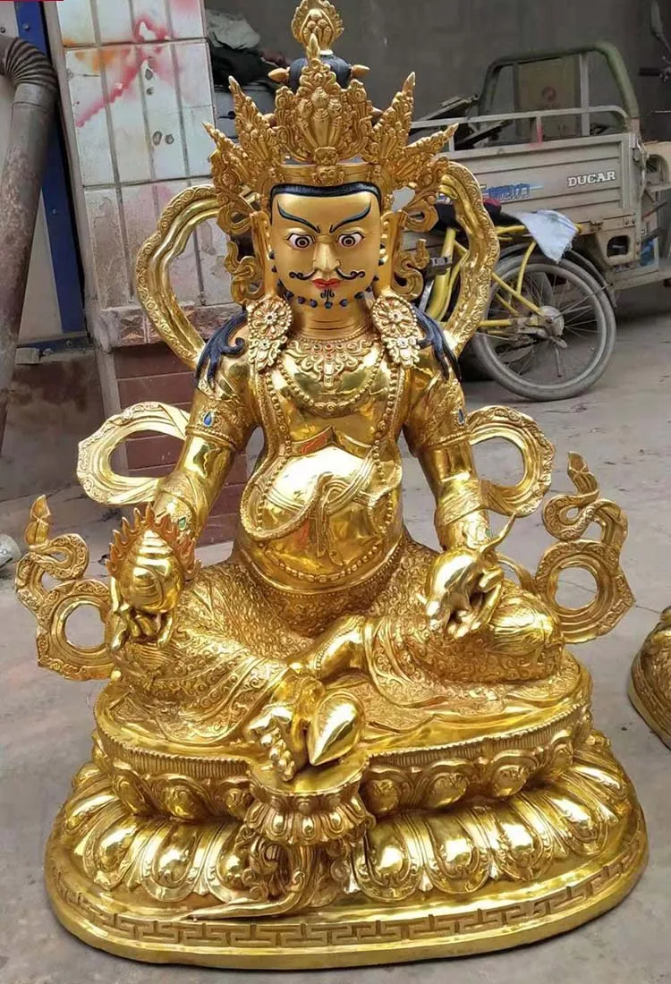 65CM XL HUGE 2021 HOME LOBBY TEMPLE GOOD BUDDHA PROTECTION GOLD-PLATED LOTUS YELLOW JAMBHALA FORTUNE GOD BUDDHA BRASS STATUE
65CM XL HUGE 2021 HOME LOBBY TEMPLE GOOD BUDDHA PROTECTION GOLD-PLATED LOTUS YELLOW JAMBHALA FORTUNE GOD BUDDHA BRASS STATUE