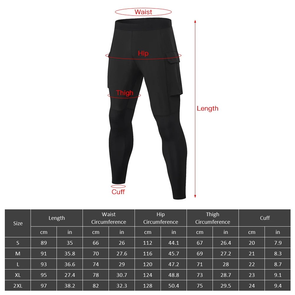 Men Sports Pants Breathable Quick-Dry Leggings Fitness Pants Compression Leggings Gym Trousers with Pocket
Men Sports Pants Breathable Quick-Dry Leggings Fitness Pants Compression Leggings Gym Trousers with Pocket