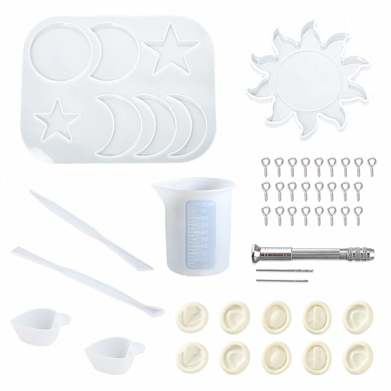 T5UF Resin Casting Mold Kit DIY Jewelry Craft Moulds Silicone Epoxy Resin Mold
T5UF Resin Casting Mold Kit DIY Jewelry Craft Moulds Silicone Epoxy Resin Mold