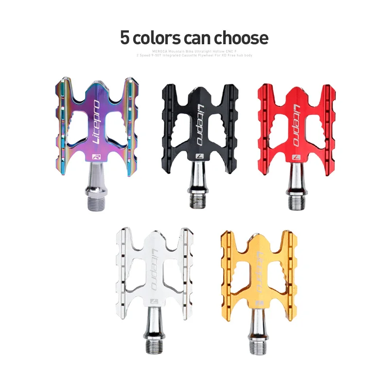 Litepro Ultralight Mountain Bike Pedal K3 Folding Bicycle Pedal Aluminum Alloy for Brompton MTB Road Bike BMX Universal Pedals
Litepro Ultralight Mountain Bike Pedal K3 Folding Bicycle Pedal Aluminum Alloy for Brompton MTB Road Bike BMX Universal Pedals
