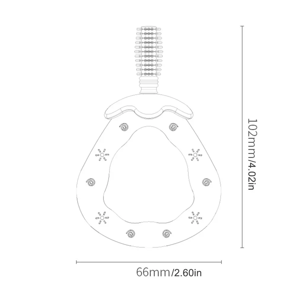 Food Grade Soft Bristled Short Handle Does Not Hurt The Gums Teether Infant Silicone Toothbrush Teether 
Food Grade Soft Bristled Short Handle Does Not Hurt The Gums Teether Infant Silicone Toothbrush Teether