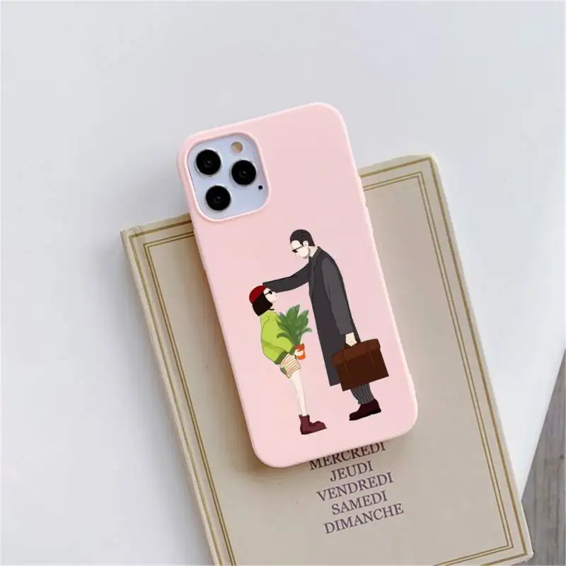 Movie Leon And Mathilda Phone Case Pink Candy Color for iPhone 11 12 mini pro XS MAX 8 7 6 6S Plus X SE 2020 XR
Movie Leon And Mathilda Phone Case Pink Candy Color for iPhone 11 12 mini pro XS MAX 8 7 6 6S Plus X SE 2020 XR