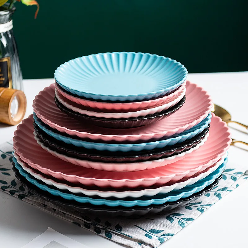 Nordic home creative chrysanthemum ceramic plate online celebrity salad plate breakfast plate
Nordic home creative chrysanthemum ceramic plate online celebrity salad plate breakfast plate