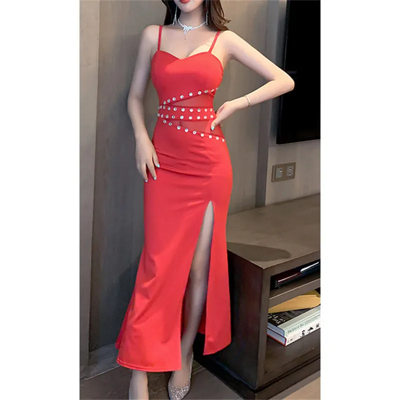 Real Shot 2021 New Fashion Women's Sexy Low-Cut Chiffon Perspective Sling Reveal Backpack Hip Split Party Dress
Real Shot 2021 New Fashion Women's Sexy Low-Cut Chiffon Perspective Sling Reveal Backpack Hip Split Party Dress