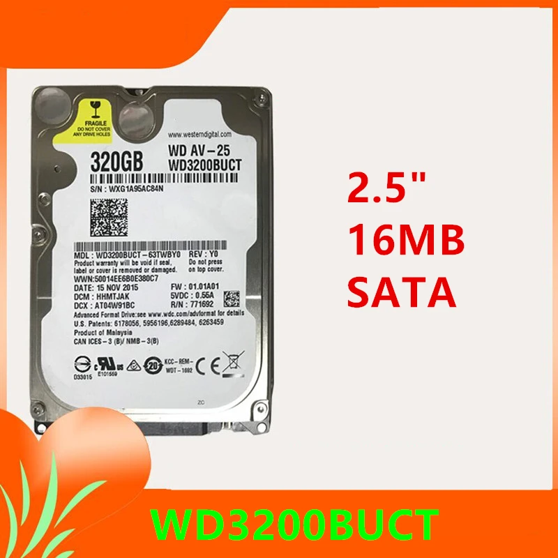 Оригинальный Новый HDD для WD 320GB 2,5 "SATA 3 ГБ/сек. 16MB 5400RPM для внутреннего HDD для ноутбука HDD для WD3200BUCT
Оригинальный Новый HDD для WD 320GB 2,5 "SATA 3 ГБ/сек. 16MB 5400RPM для внутреннего HDD для ноутбука HDD для WD3200BUCT