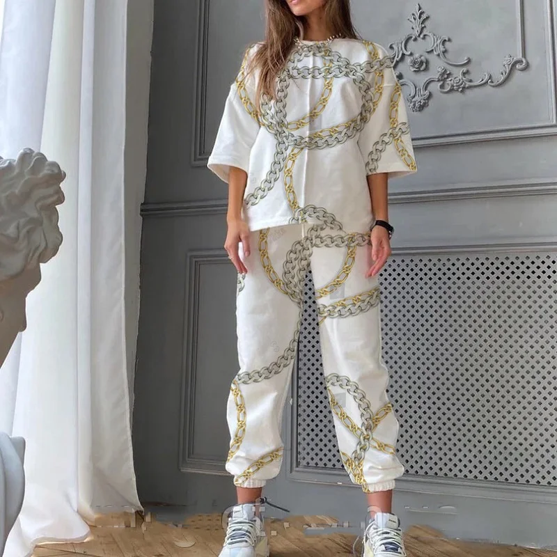 2021 Women Spring Summer Printed Loose Casual Pajama Set Female Tops Pant Suit Ladies Plus Size Sleepwear Nightwear 2 Piece Set
2021 Women Spring Summer Printed Loose Casual Pajama Set Female Tops Pant Suit Ladies Plus Size Sleepwear Nightwear 2 Piece Set