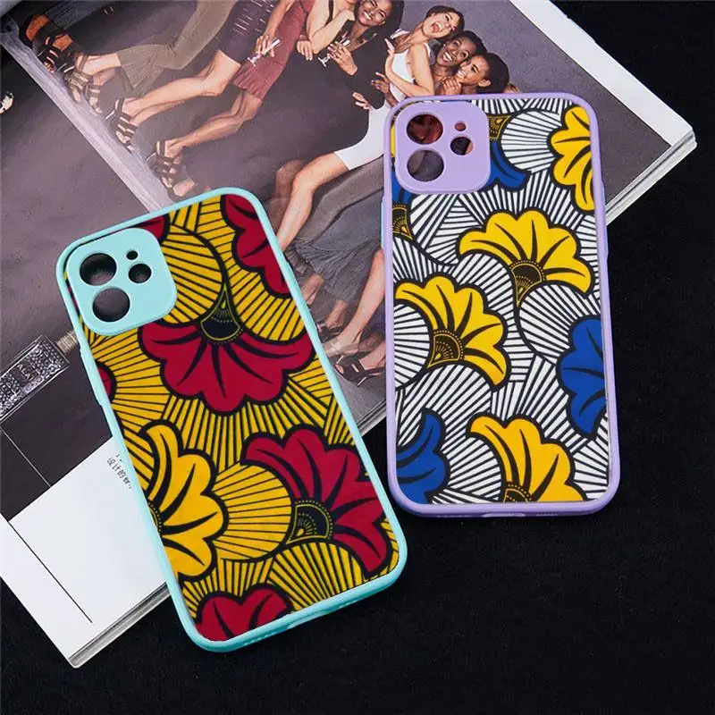 African style fabric print Phone Case For iPhone 13 12 11 Mini Pro XR XS Max 7 8 Plus X Matte transparent blue Back Cover
African style fabric print Phone Case For iPhone 13 12 11 Mini Pro XR XS Max 7 8 Plus X Matte transparent blue Back Cover
