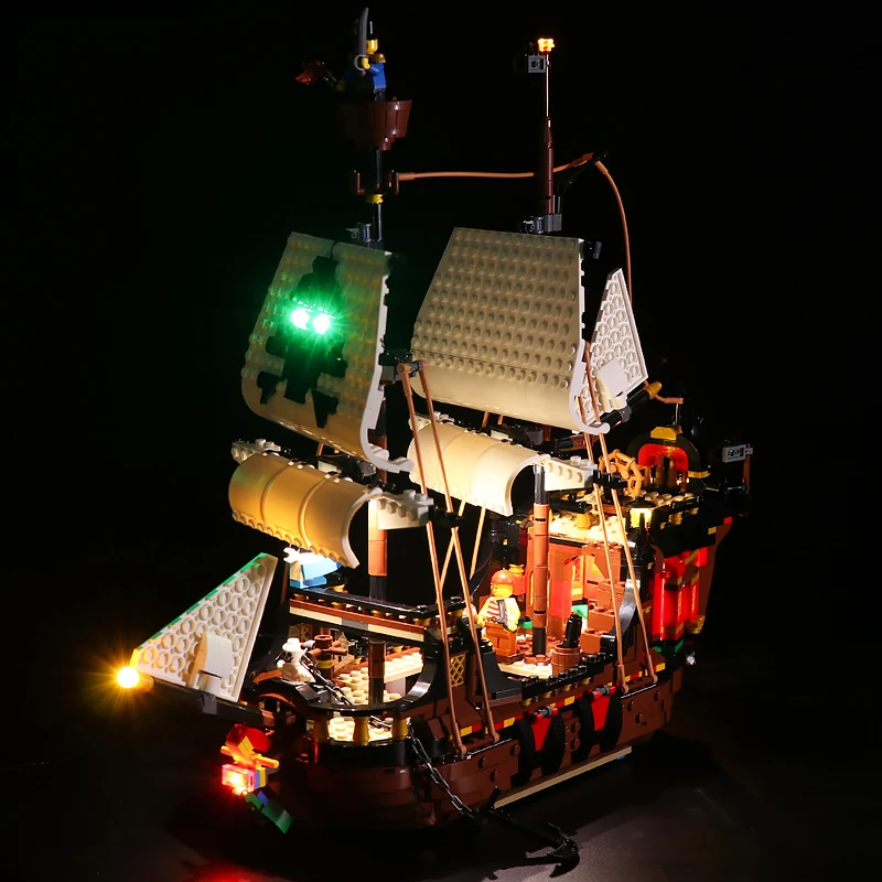 Led Light Kit For Pirate Ship Toys Lighting Set Compatible For 31109(Only LED Light, No Block Kit)
Led Light Kit For Pirate Ship Toys Lighting Set Compatible For 31109(Only LED Light, No Block Kit)