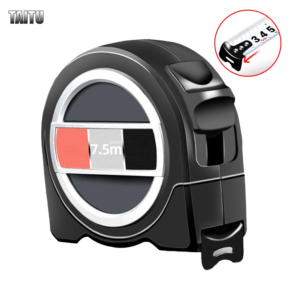 TAITU 3M/5M/7.5M/10M High Precision Steel Tape Measure Multi-Spec Woodworking Tape Measure Precision And Durable Measuring Ruler
TAITU 3M/5M/7.5M/10M High Precision Steel Tape Measure Multi-Spec Woodworking Tape Measure Precision And Durable Measuring Ruler