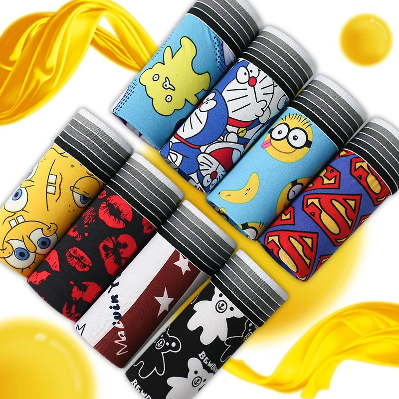 Fashion Silk Underwear Men Cartoon Pants Man Boxers Shorts Comfortable Underpants Soft Breathable Male Panties Funny Men Plants
Fashion Silk Underwear Men Cartoon Pants Man Boxers Shorts Comfortable Underpants Soft Breathable Male Panties Funny Men Plants