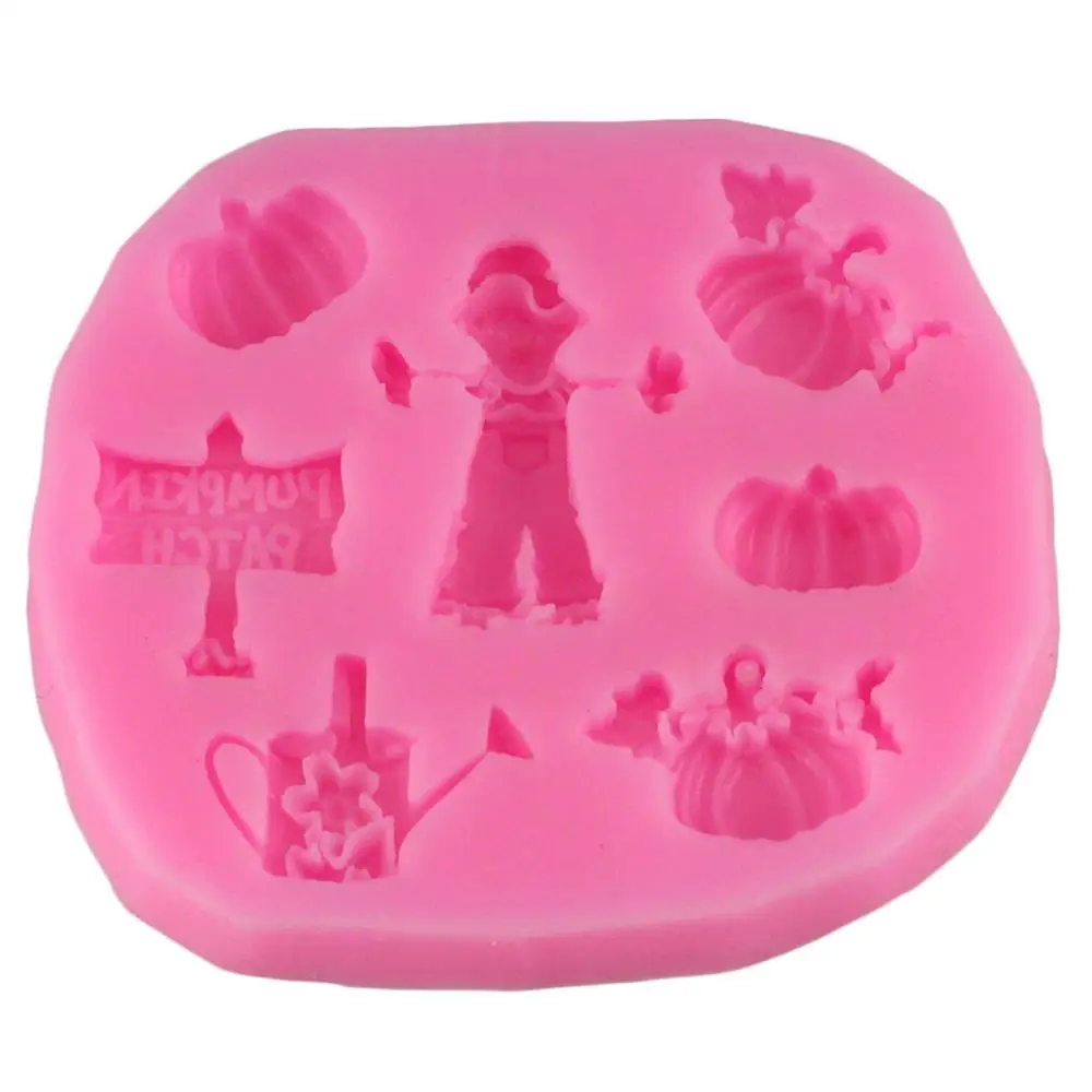 Halloween Pumpkin Human Silicone Cake Mold DIY Cake Decoration Tools Candy Polymer Clay Chocolate Fondant Moulds
Halloween Pumpkin Human Silicone Cake Mold DIY Cake Decoration Tools Candy Polymer Clay Chocolate Fondant Moulds