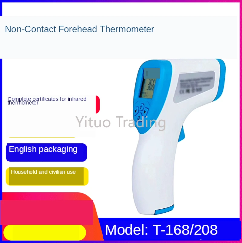 Бесконтактный термометр-пистолет, электронный ручной инфракрасный прибор для измерения температуры лба и лба
Бесконтактный термометр-пистолет, электронный ручной инфракрасный прибор для измерения температуры лба и лба