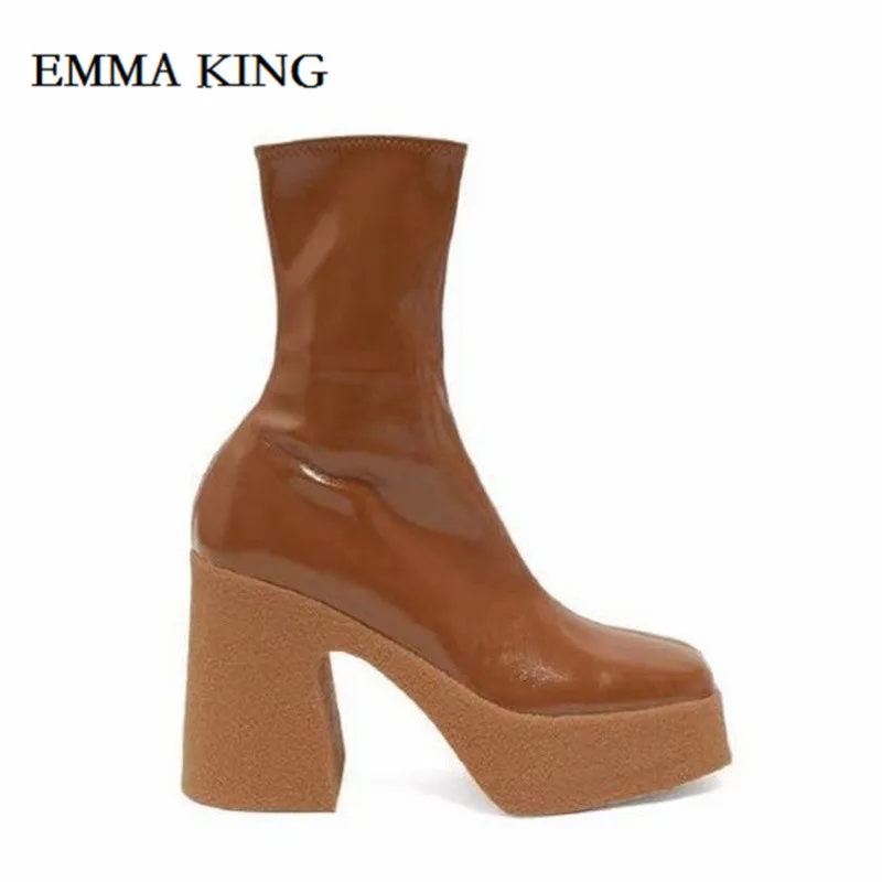 2021 Fashion Spring Autumn Platform Ankle Boots Women Thick Heel Platform Boots British Style Retro Boots Square Toe Lady Shoes
2021 Fashion Spring Autumn Platform Ankle Boots Women Thick Heel Platform Boots British Style Retro Boots Square Toe Lady Shoes