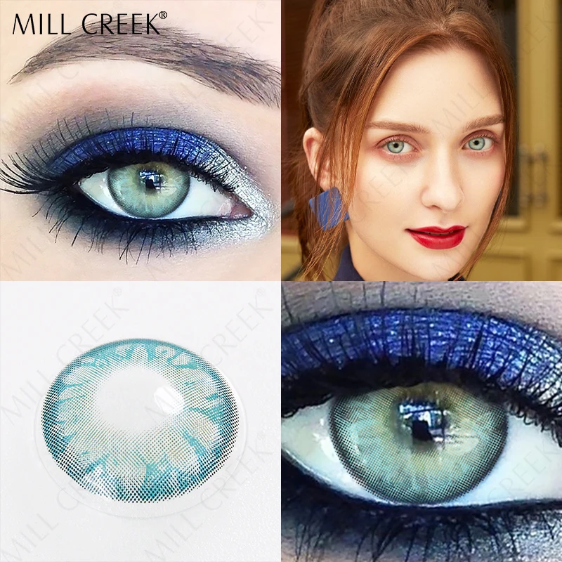 1 Pair One Pair Of Colored Soft Eyes With Colored Blue Gray Brown And Purple pink Color Contact Lenses Each Year Myopic Lens
1 Pair One Pair Of Colored Soft Eyes With Colored Blue Gray Brown And Purple pink Color Contact Lenses Each Year Myopic Lens
