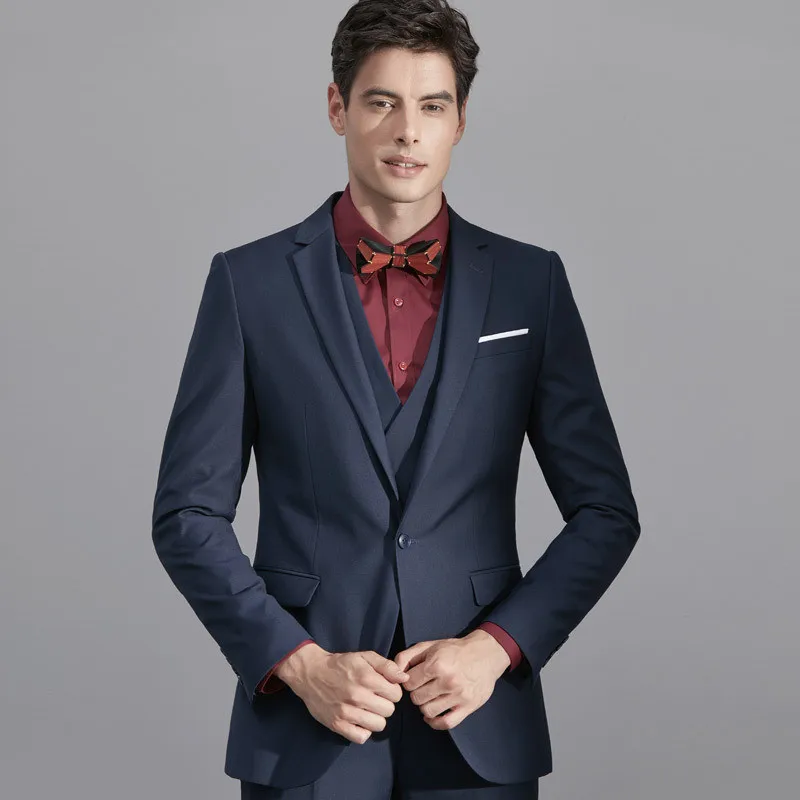 Мужские костюмы, смокинг для выпускного вечера, облегающие свадебные костюмы для жениха из 3 предметов для мужчин, индивидуальный Блейзер Terno Masuclino из 3 предметов (пиджак + жилет + брюки)
Мужские костюмы, смокинг для выпускного вечера, облегающие свадебные костюмы для жениха из 3 предметов для мужчин, индивидуальный Блейзер Terno Masuclino из 3 предметов (пиджак + жилет + брюки)