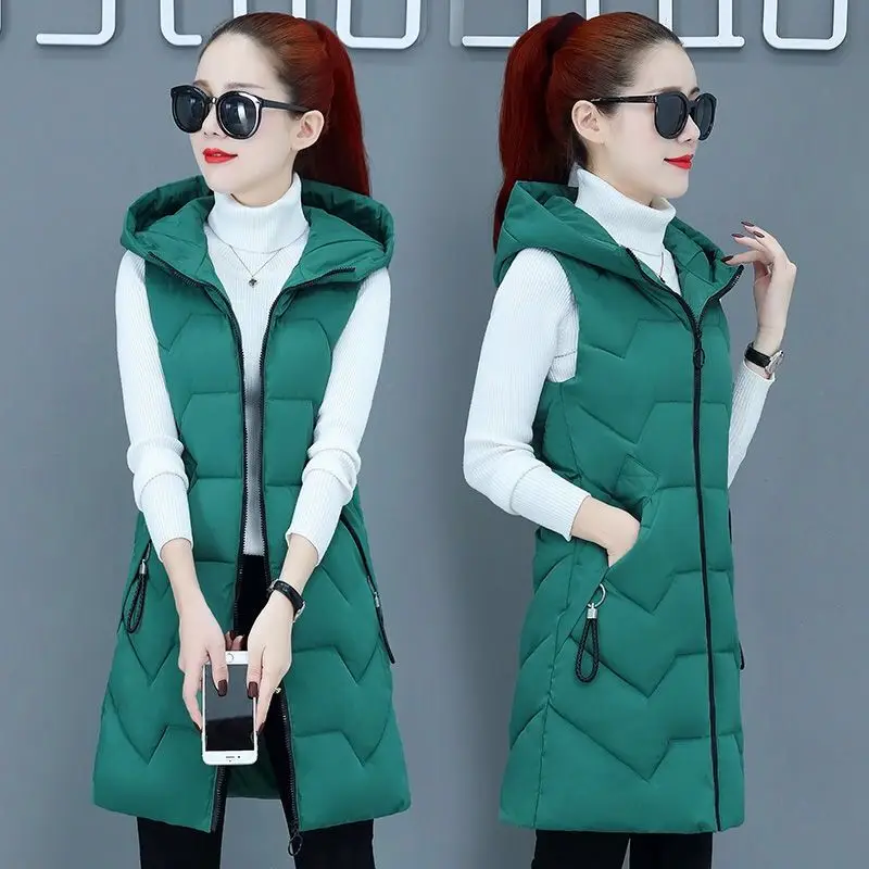 2022 spring autumn winter 3xl 4xl 5xl plus size hooded cotton all-match vest women's slim sleeveless parker vest outer wear
2022 spring autumn winter 3xl 4xl 5xl plus size hooded cotton all-match vest women's slim sleeveless parker vest outer wear
