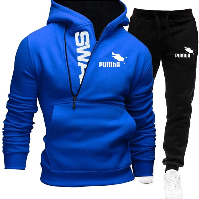 Men Tracksuit Casual 2 Pieces Sets Zipper Sweatshirt Hooded+Sweatpants Print Sportswear Mens Clothes Solid Jogger Sport Suit 4XL
Men Tracksuit Casual 2 Pieces Sets Zipper Sweatshirt Hooded+Sweatpants Print Sportswear Mens Clothes Solid Jogger Sport Suit 4XL