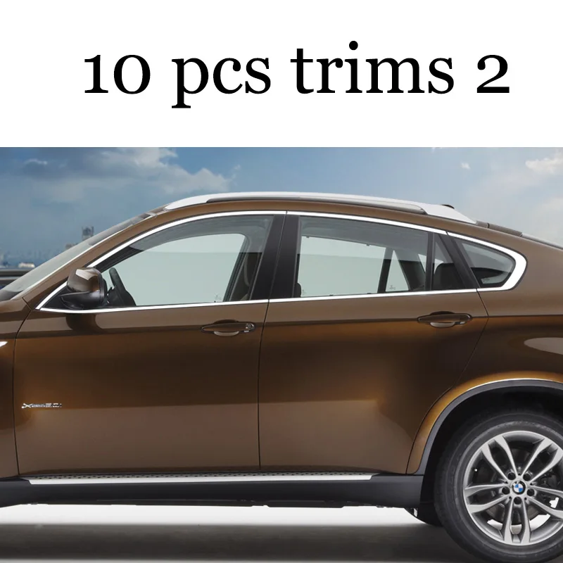 lsrtw2017 304 stainless steel car window trim for bmw X6 2008 2009 2010 2011 2012 2013 2014 2015 2016 2017 2018 E71 F16
lsrtw2017 304 stainless steel car window trim for bmw X6 2008 2009 2010 2011 2012 2013 2014 2015 2016 2017 2018 E71 F16