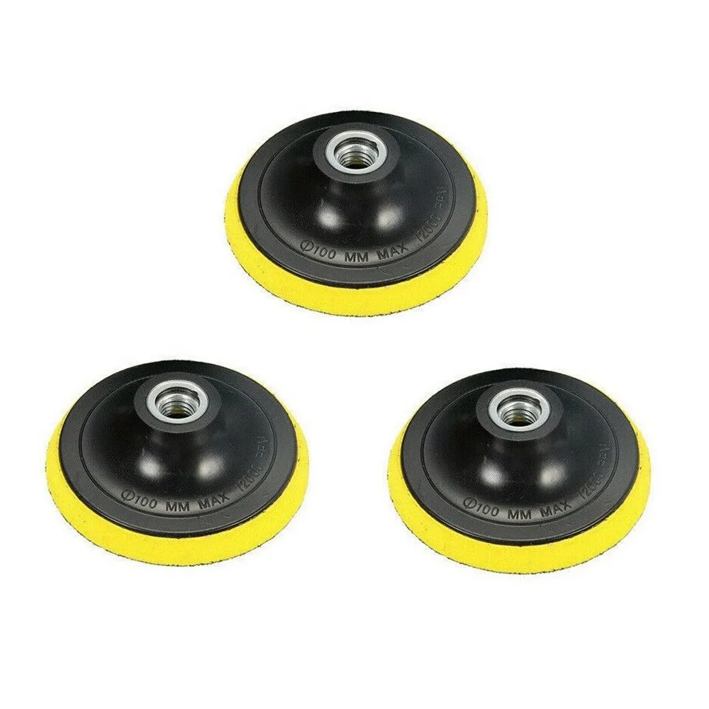 3Pcs 4inch 125mm Sanding Disc Backing Pads Hook And Loop Polshing Pads For Air Sander Angle Grinder M14 Thread
3Pcs 4inch 125mm Sanding Disc Backing Pads Hook And Loop Polshing Pads For Air Sander Angle Grinder M14 Thread