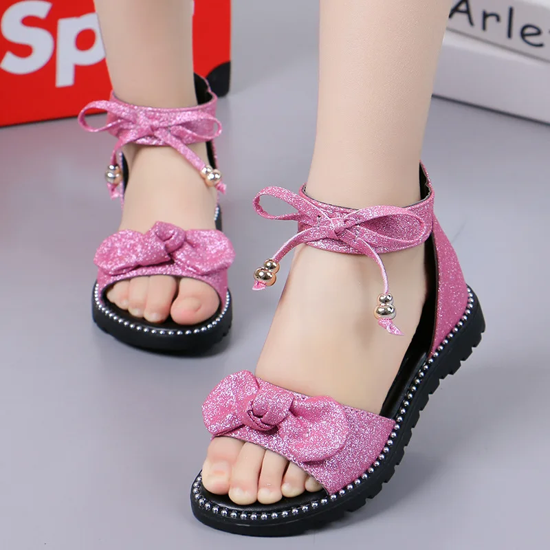 Summer Girls Sandals Roma Style Children Sandals Fashion Bowknot Non-slip Outdoor Comfortable Students Shoes Kids Beach Sandals
Summer Girls Sandals Roma Style Children Sandals Fashion Bowknot Non-slip Outdoor Comfortable Students Shoes Kids Beach Sandals