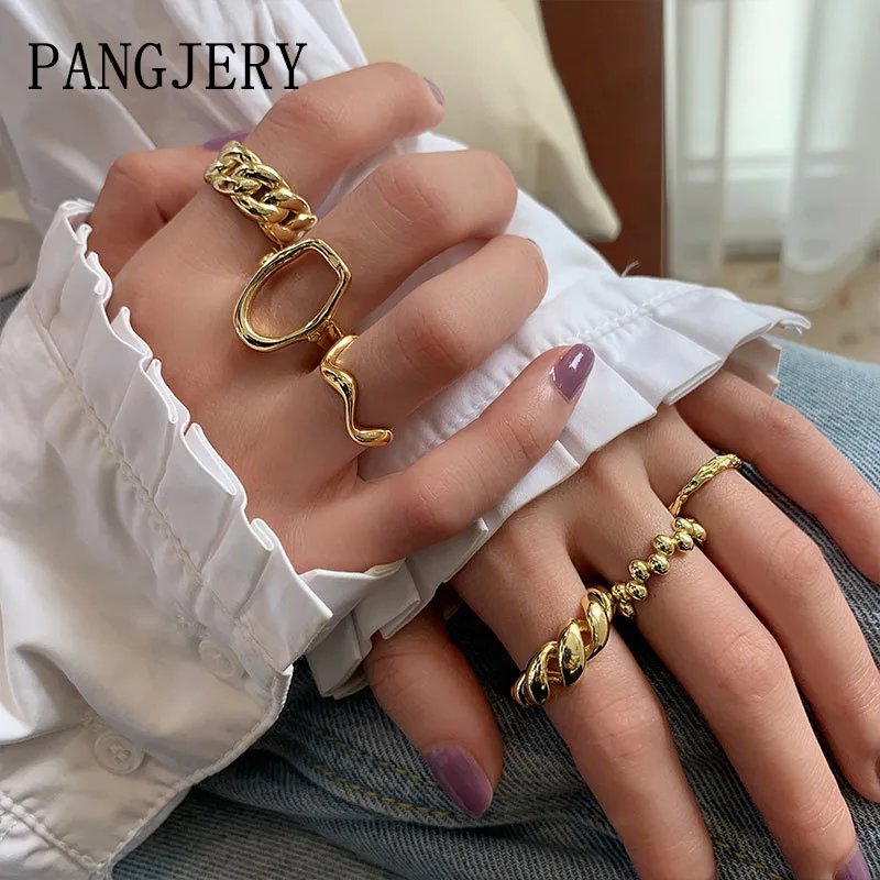 PANGJERY 925 Sterling Silver Twist Hollow Wavy Rings for Women Simple Trendy Design Shiny Irregular Chic Birthday Jewelry Gifts
PANGJERY 925 Sterling Silver Twist Hollow Wavy Rings for Women Simple Trendy Design Shiny Irregular Chic Birthday Jewelry Gifts