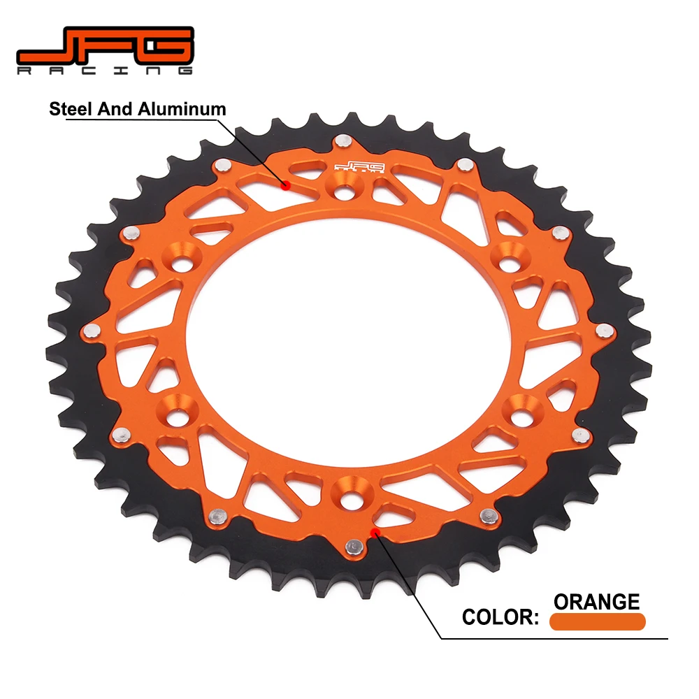 Задняя звездочка цепи 42T 45T 48T 50T 52T для KTM EXC SX XC XCW XCF SMR SXF XCFW 125 150 200 250 300 350 450 525 530 660 690
Задняя звездочка цепи 42T 45T 48T 50T 52T для KTM EXC SX XC XCW XCF SMR SXF XCFW 125 150 200 250 300 350 450 525 530 660 690