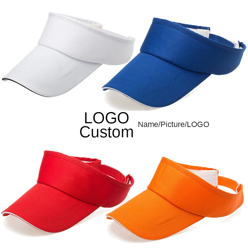 Factory Price!Men Women Sun Cap Summer Outdoor Custom Print Logo/Text Empty Top Hat Unisex Cotton Adjustable Sunshade Visor Caps
Factory Price!Men Women Sun Cap Summer Outdoor Custom Print Logo/Text Empty Top Hat Unisex Cotton Adjustable Sunshade Visor Caps