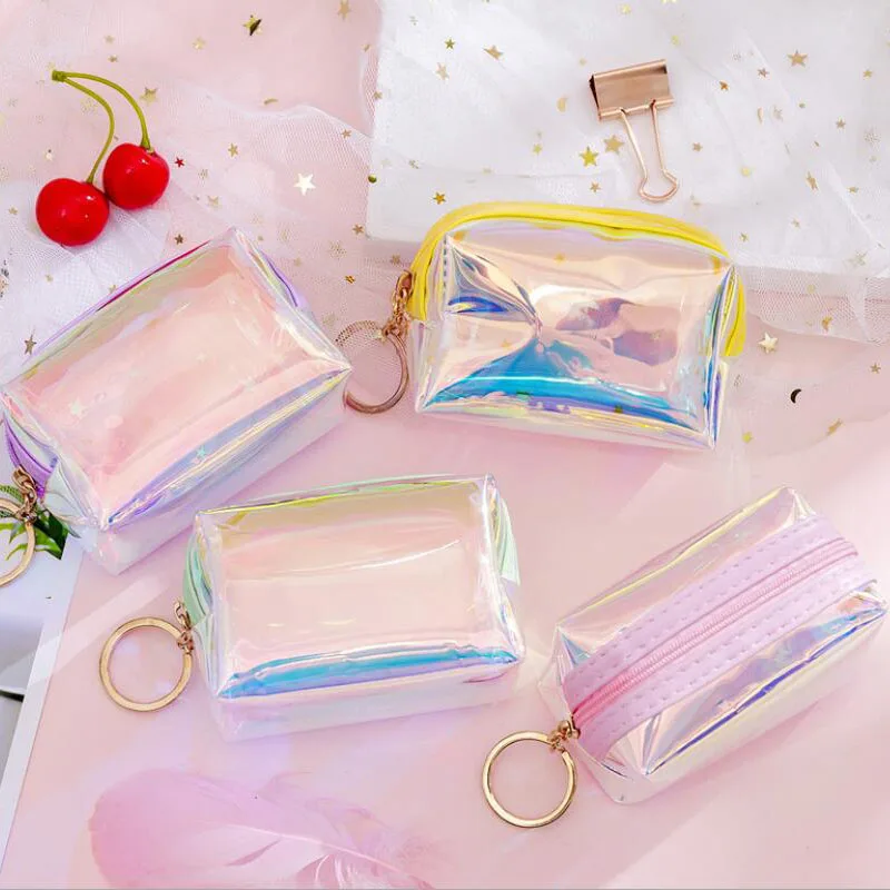 Girls Transparent Laser Zip Coin Purse Children Zipper Change Purse Women Mini Lipstick Wallet Key Pocket Mini Wallet Card Bag
Girls Transparent Laser Zip Coin Purse Children Zipper Change Purse Women Mini Lipstick Wallet Key Pocket Mini Wallet Card Bag