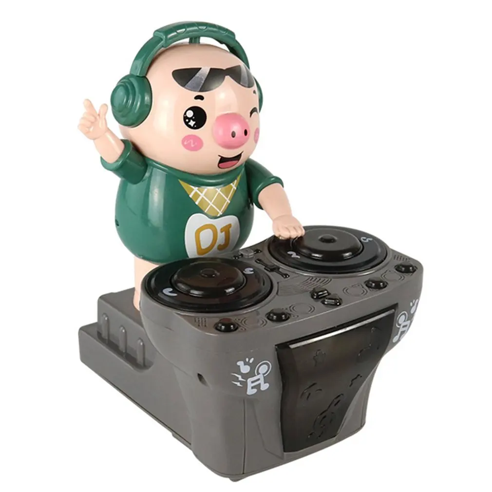 DJ DJing Pig Toy Dynamic Music Light Electric Swing Pig Dancing Little Cute Pig Children's Toy Funny Christmas Gifts Puzzle Toys
DJ DJing Pig Toy Dynamic Music Light Electric Swing Pig Dancing Little Cute Pig Children's Toy Funny Christmas Gifts Puzzle Toys