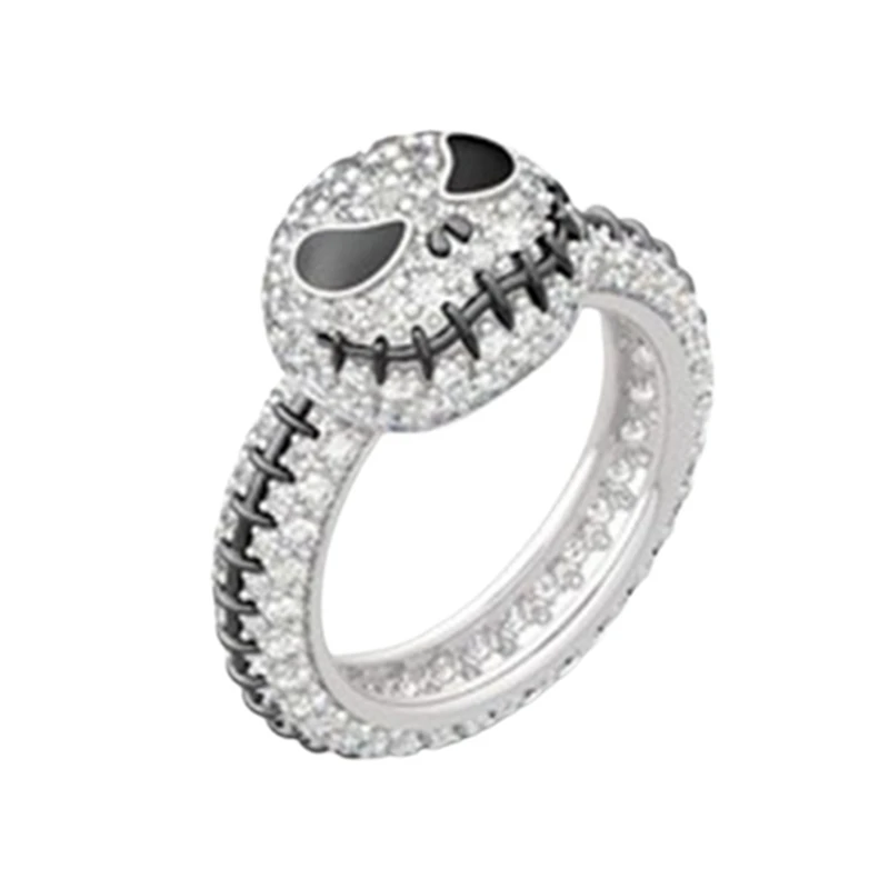 Cute Halloween Christmas Nightmare Beforering Funny Skull Ring Party Wedding Engagement Jewelry Love Gift Women Accessories
Cute Halloween Christmas Nightmare Beforering Funny Skull Ring Party Wedding Engagement Jewelry Love Gift Women Accessories