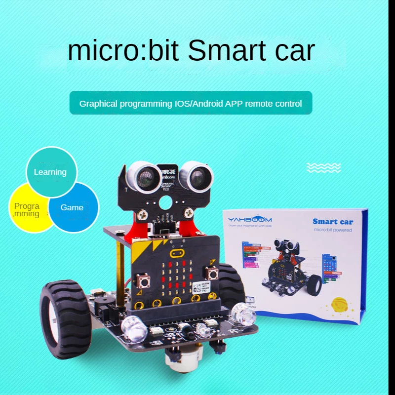 Micro:bit Smart Car Robot Kit Micro:bit V2 Programming Development Board Python Education
Micro:bit Smart Car Robot Kit Micro:bit V2 Programming Development Board Python Education