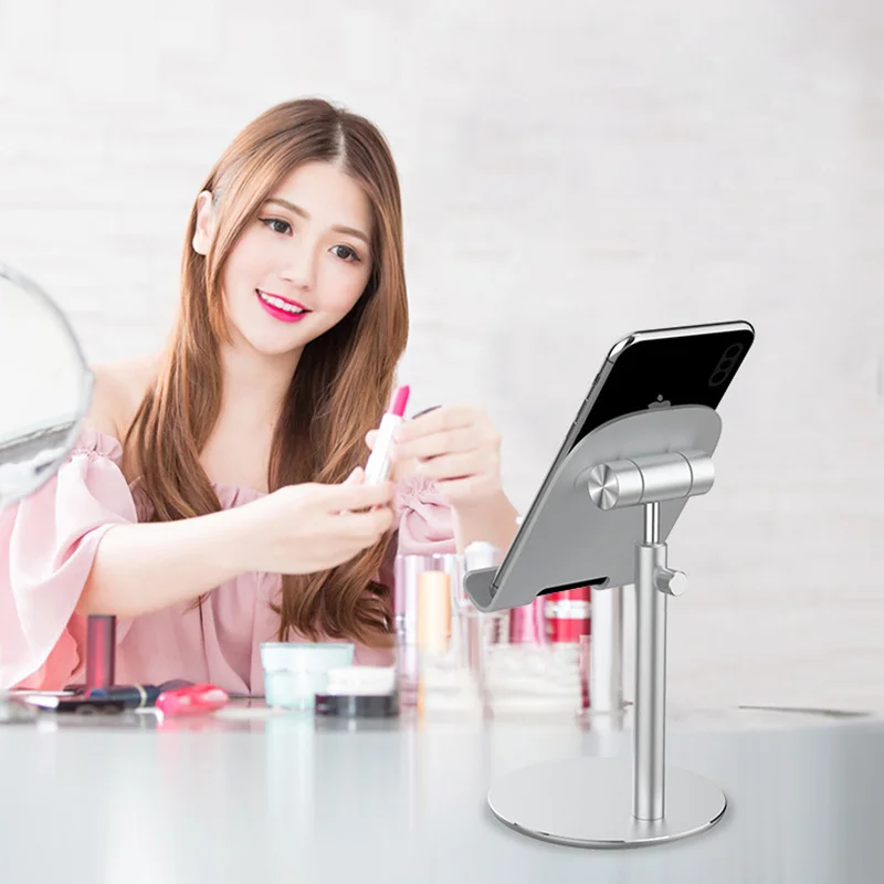 Aluminum Alloy Tablet phone Desktop Stand Holder Adjustable Live broadcast stand phone holder For iPad Pro Air Mobile Phone
Aluminum Alloy Tablet phone Desktop Stand Holder Adjustable Live broadcast stand phone holder For iPad Pro Air Mobile Phone