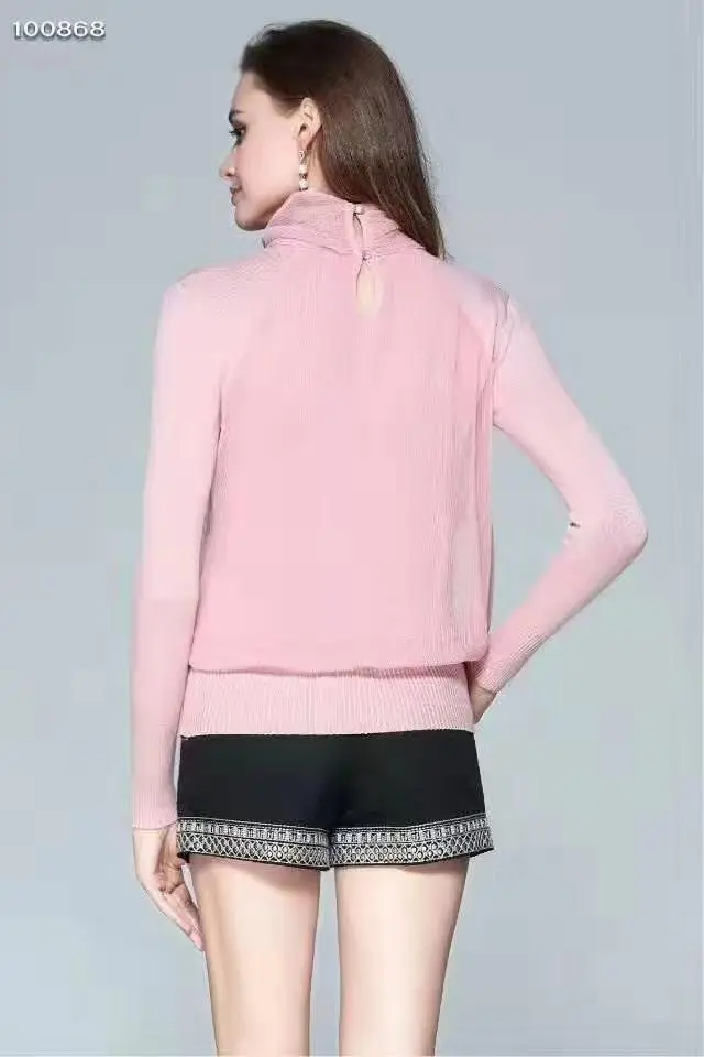 Sweaters 2021 Turtleneck Spring Summer Pink Jumpers Women Hand Made Beading Long Sleeve Knitted Casual Pullover Ladies Basic Top
Sweaters 2021 Turtleneck Spring Summer Pink Jumpers Women Hand Made Beading Long Sleeve Knitted Casual Pullover Ladies Basic Top