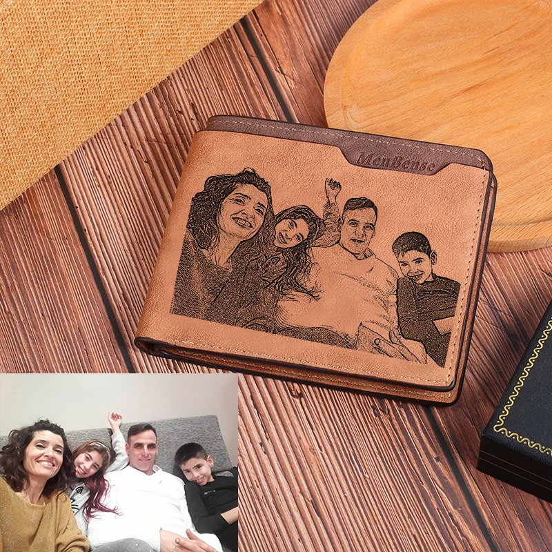 New Ideas Scannable Music Spotify Code Wallet For Men Vintage PU Leather Personalized Engraving Custom Name Short Card Holder
New Ideas Scannable Music Spotify Code Wallet For Men Vintage PU Leather Personalized Engraving Custom Name Short Card Holder