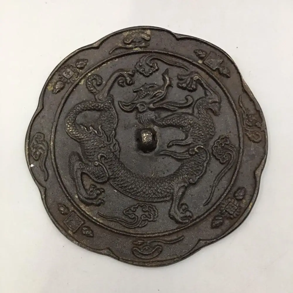 Chinese ancient Mythical Animals dargon statue Bronze mirror decoration mirror Home decoration metal crafts
Chinese ancient Mythical Animals dargon statue Bronze mirror decoration mirror Home decoration metal crafts