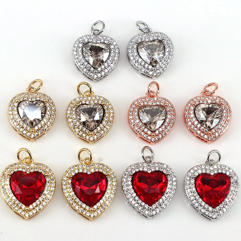 10Pcs Crystal CZ Micro Pave Heart Charm/Pendant, Gold Filled Heart Shape Charm, Heart Pave Pendant, Jewelry Accessories
10Pcs Crystal CZ Micro Pave Heart Charm/Pendant, Gold Filled Heart Shape Charm, Heart Pave Pendant, Jewelry Accessories